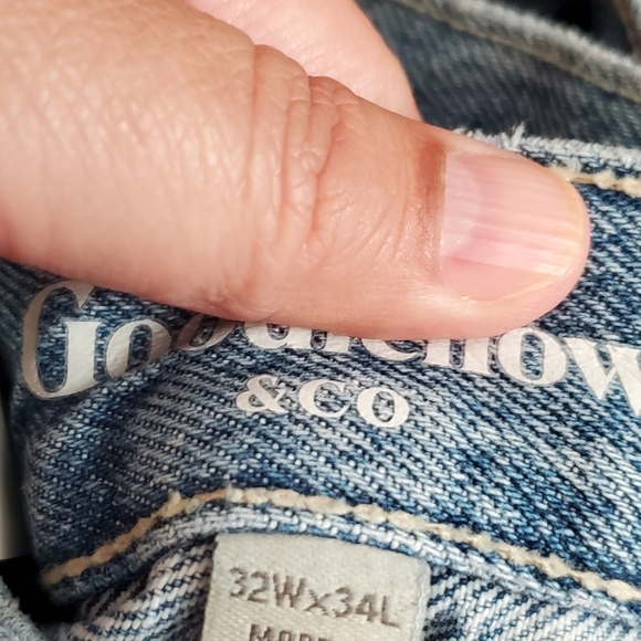 Goodfellow & Co straight leg light wash jeans 32×34 - Picture 7 of 10